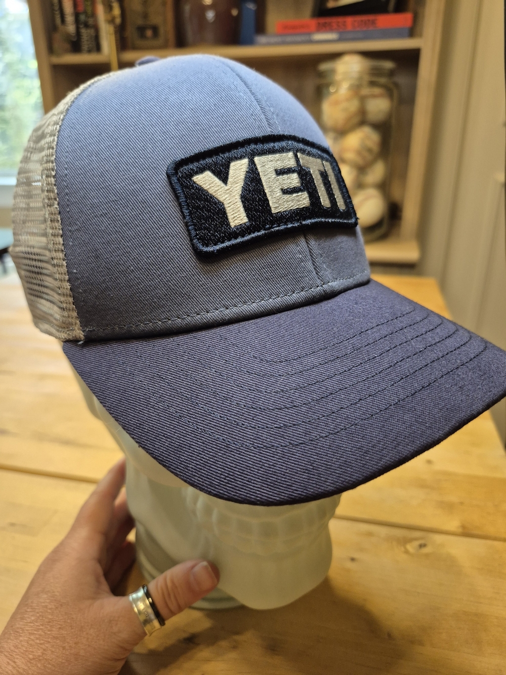 YETI Men's Blue Trucker Cap